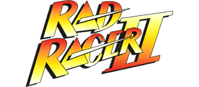Rad Racer II logo for NES